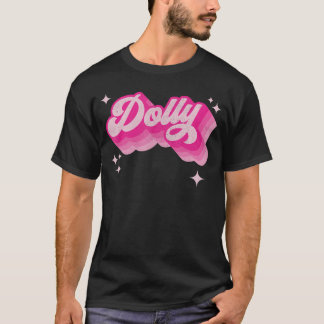 Dolly Vorname Girl 70er Personalisiert T-Shirt