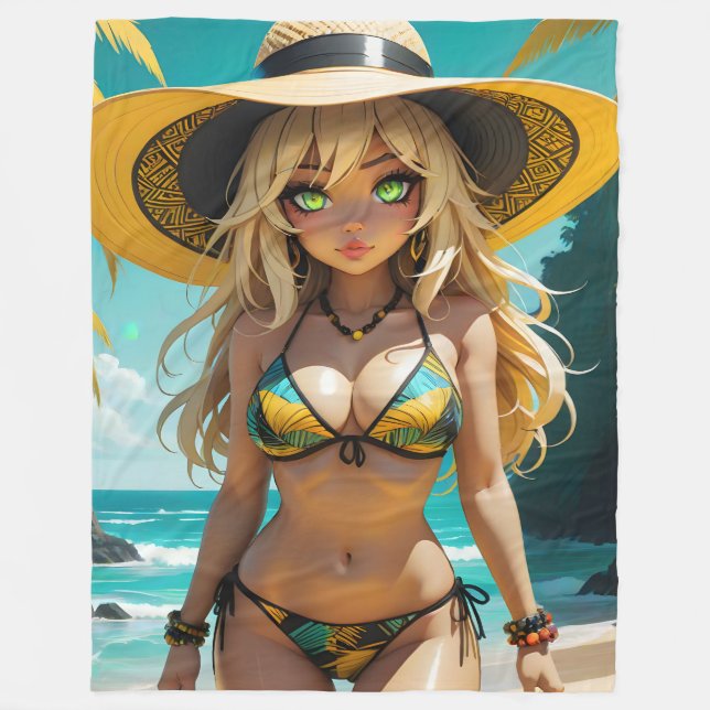 Dollz Vixen Fleece Blanket (Vorderseite)