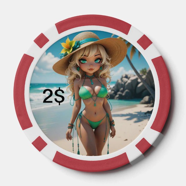 Dollz von: Svace 01 2$ Poker Chip (Rückseite)