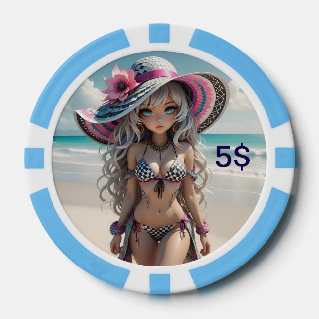 Dollz von: Svace 01 5$ Poker Chip (Vorderseite)
