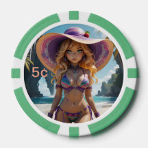 Dollz von: Svace 03 5 Löwe Poker Chip