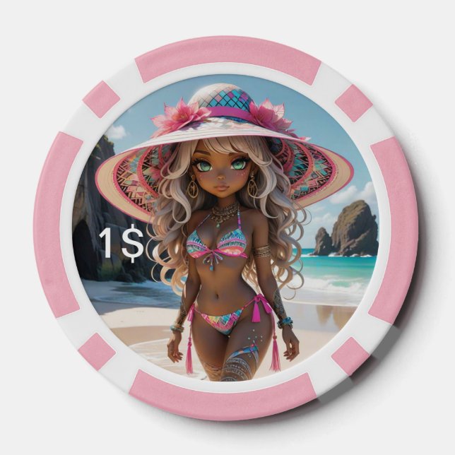 Dollz von: Svace 04 1$ Poker Chip (Rückseite)