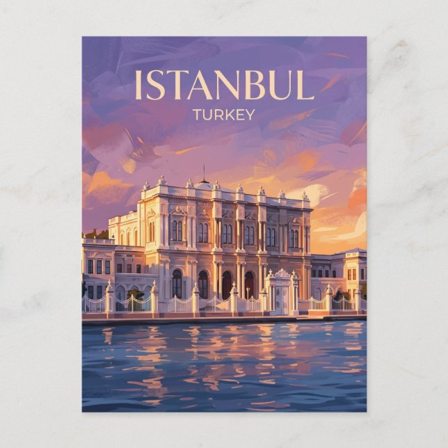 Dolmabahçe-Palast Türkei Postkarte (Vorderseite)