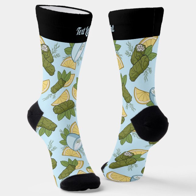 Dolmadakia Pattern Socken (Gewinkelt)