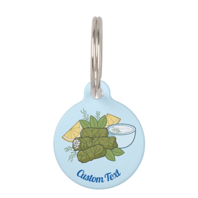 Dolmadakia Pet ID Tag Haustiermarke (Vorderseite)