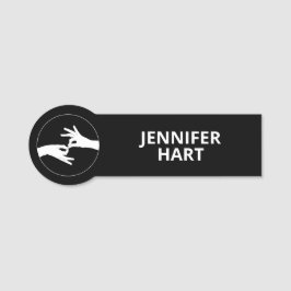 Dolmetscher Namensschild