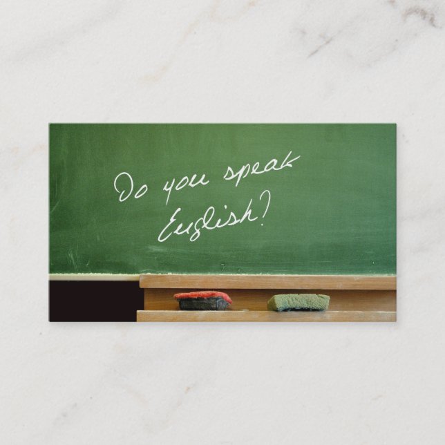 Dolmetscher, Übersetzer, Visitenkarte (Vorderseite)