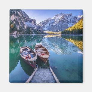 Dolomit-Alpen des Braies See- , Italien Magnet