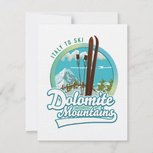 Dolomit-Berge Italien Skilogo 