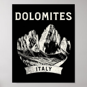 Dolomiten Berg Italien Wandern Klettern Poster