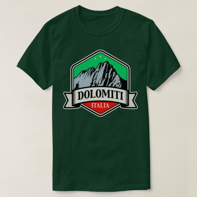 Dolomiten Berge Dolomiti 1 T-Shirt (Design vorne)