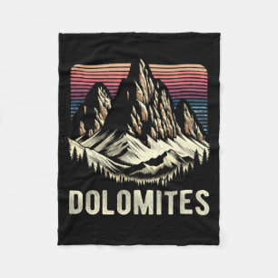 Dolomiten Berge Dolomitische Alpen Klettern Wander Fleecedecke