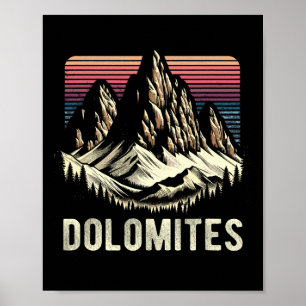 Dolomiten Berge Dolomitische Alpen Klettern Wander Poster