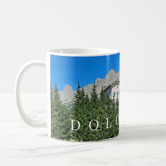 Dolomiten Bergsicht Tasse (Links)