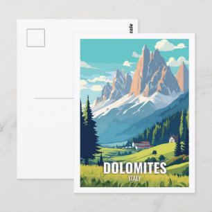Dolomiten Italien Berühmte Reiseziele Postkarte