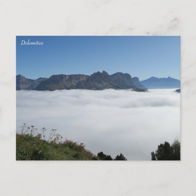 Dolomiten Italien Postkarte (Vorderseite)