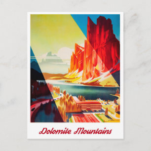 Dolomiten, Italien Postkarte