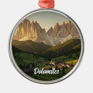Dolomiten Italien Reisen Ornament Aus Metall