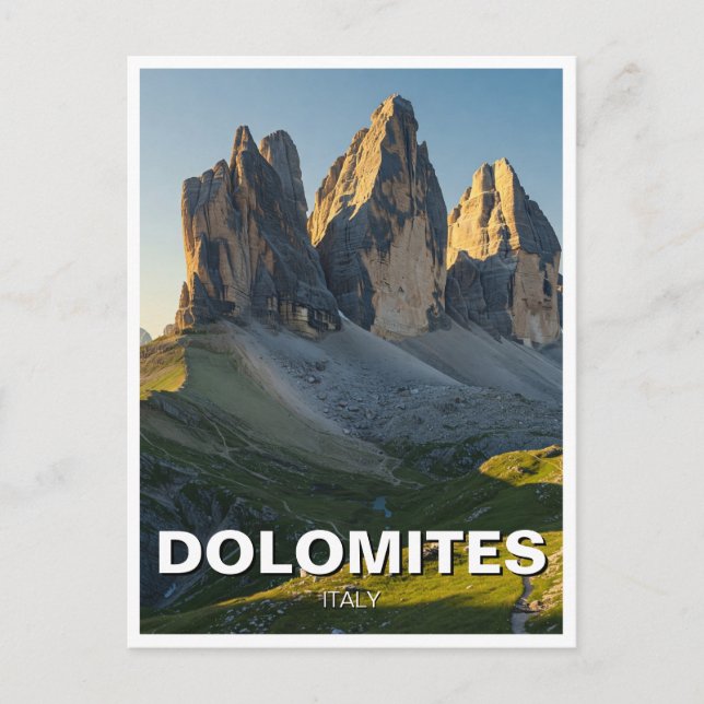 Dolomiten Italien Reisen Postkarte (Vorderseite)