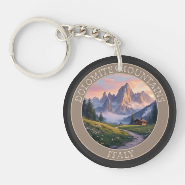 Dolomiten Italien Schlüsselanhänger (Vorderseite)