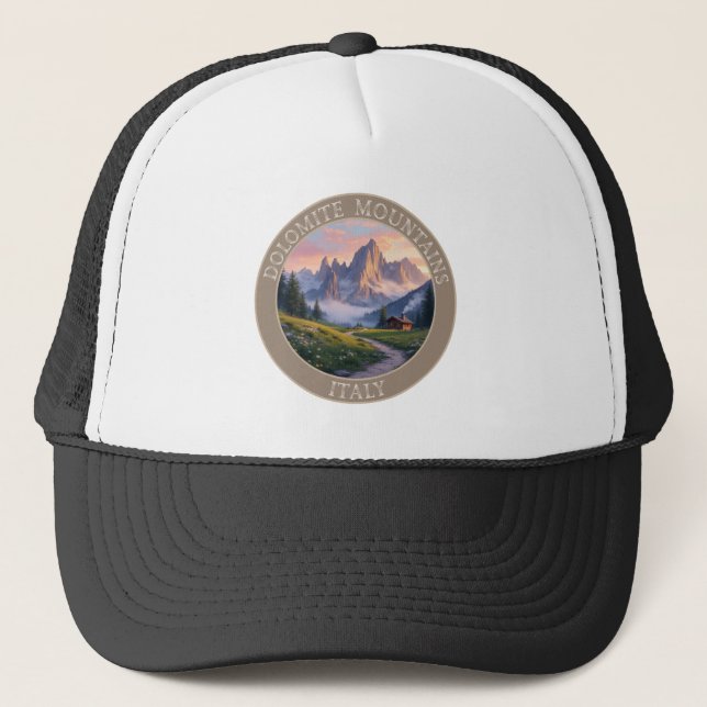 Dolomiten Italien Truckerkappe (Vorderseite)