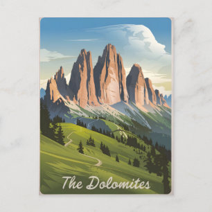 Dolomiten Italien Vintag Postkarte
