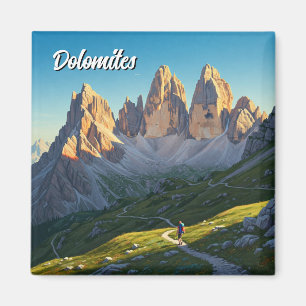 Dolomiten Italien Wandertour Magnet