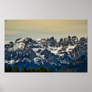 Dolomiten, italienische Alpen Poster