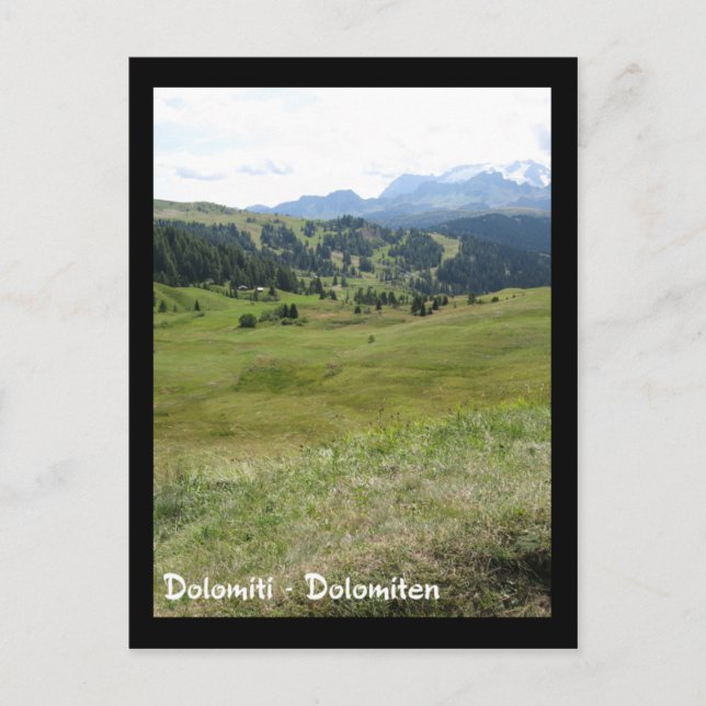 Dolomiten Postkarte (Vorderseite)