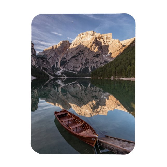 Dolomiten | Pragser Wildsee | Tirol, Italien Magnet (Vertikal)