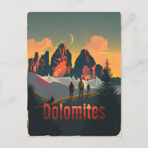 Dolomiten Wandern Postkarte