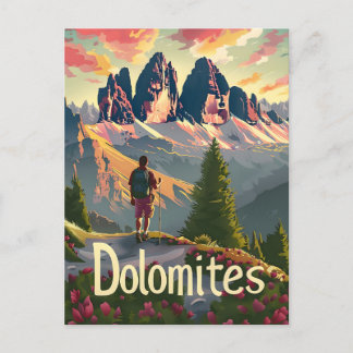 Dolomiten Wandern Postkarte