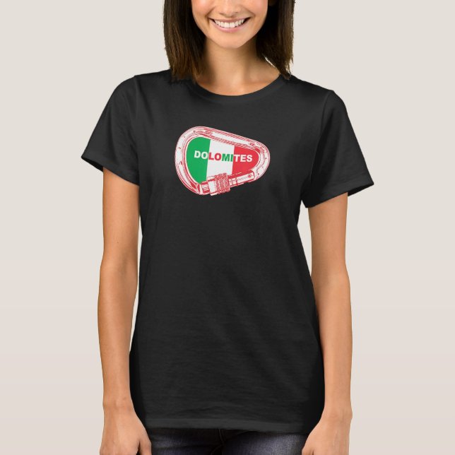 Dolomites Rock Klettergarten T-Shirt (Vorderseite)