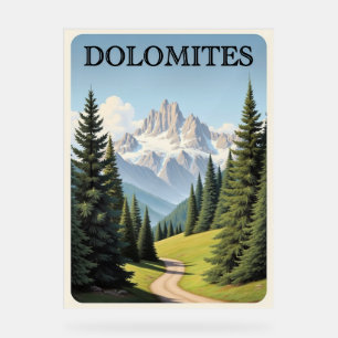 Dolomites Travel Poster