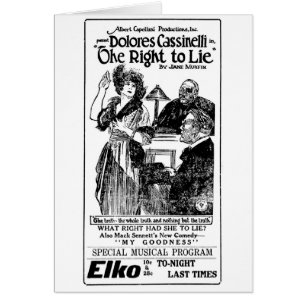 Dolores Cassinelli Mack Sennett 1921 stille