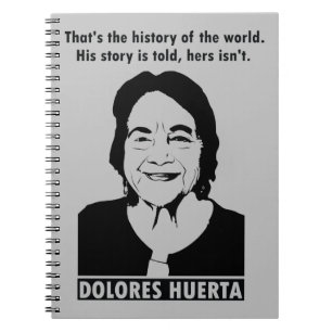 Dolores Huerta Quote Notebook Notizblock