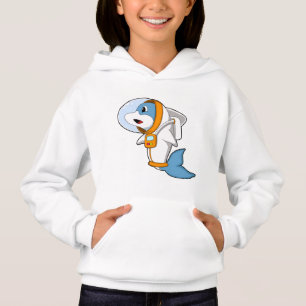 Dolphin als Astronaut mit Kostüm Hoodie