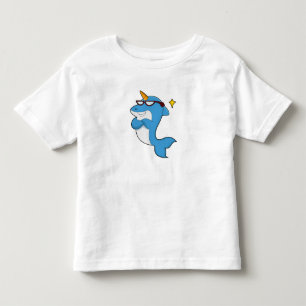 Dolphin als Einhorn mit Brille.PNG Kleinkind T-shirt