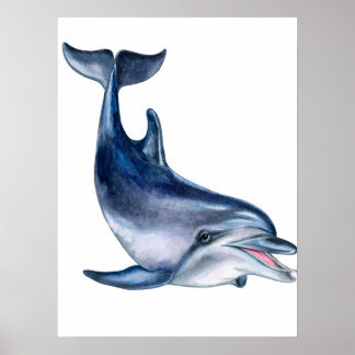 Dolphin Art Poster