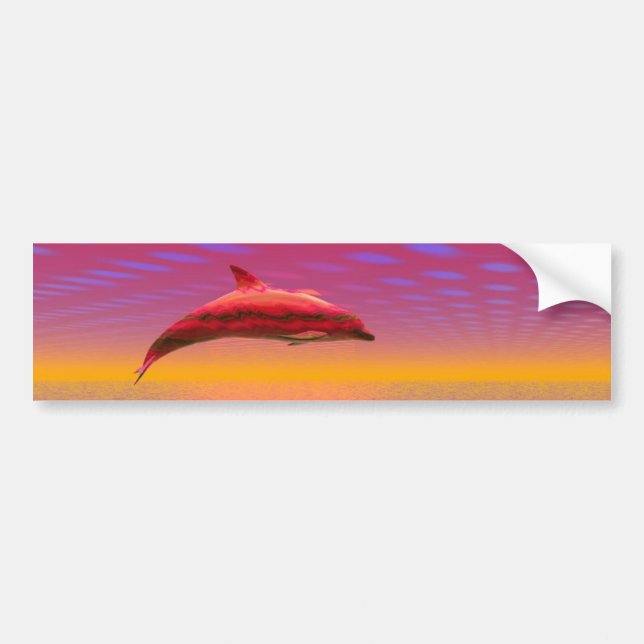 Dolphin Autoaufkleber (Vorne)