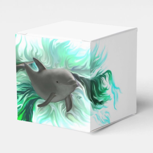 Dolphin Baby Geschenkschachtel (Vorderseite)