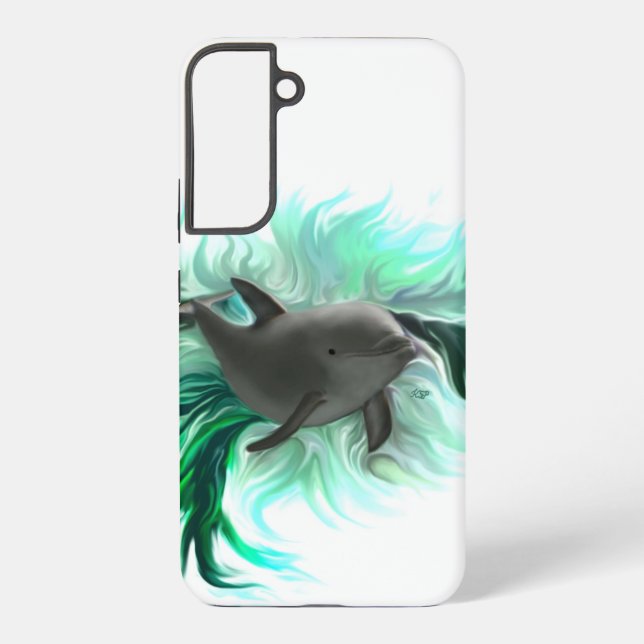 Dolphin Baby Samsung Galaxy Hülle (Rückseite)