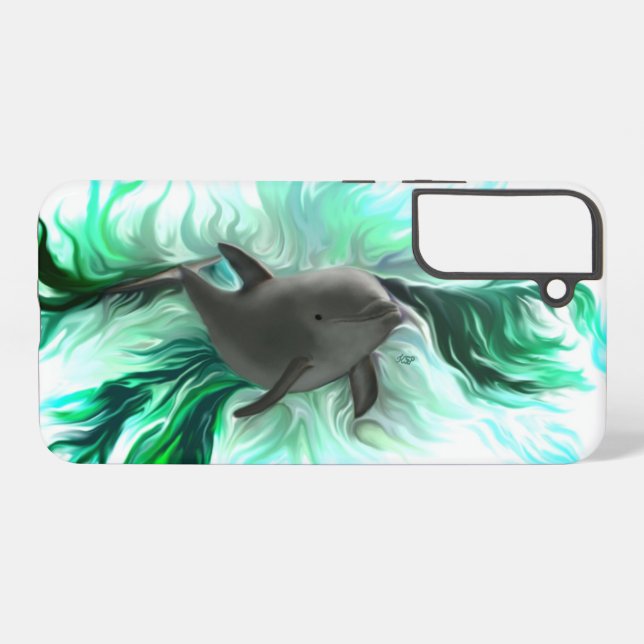 Dolphin Baby Samsung Galaxy Hülle (Rückseite (Horizontal))