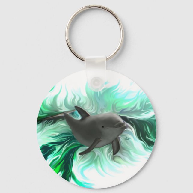 Dolphin Baby Schlüsselanhänger (Vorderseite)