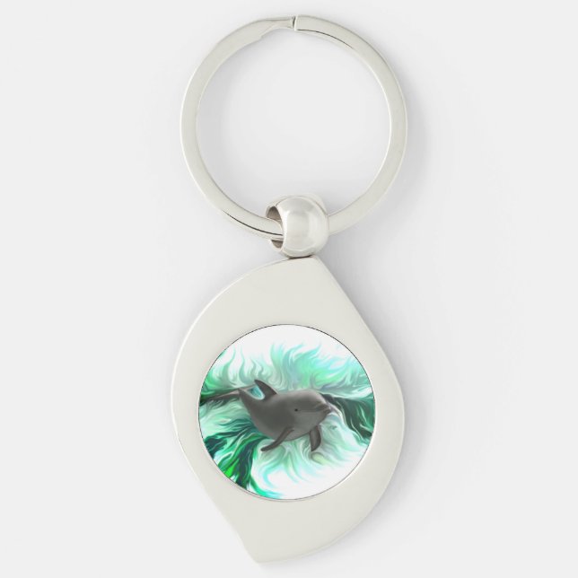 Dolphin Baby Schlüsselanhänger (Vorderseite)