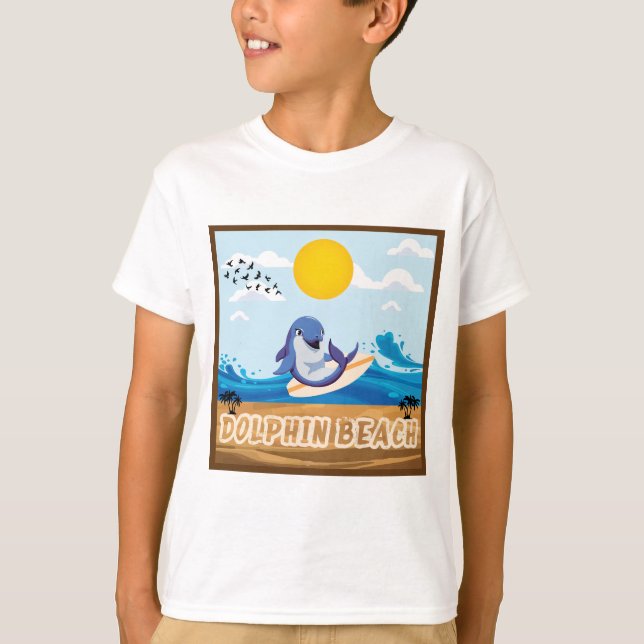 Dolphin Beach T-Shirt (Vorderseite)