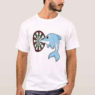 Dolphin bei Dartboard T-Shirt