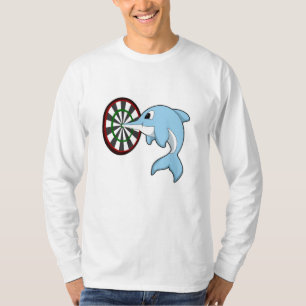 Dolphin bei Dartboard T-Shirt