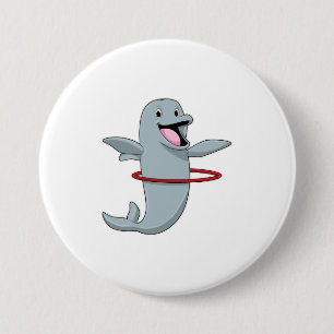 Dolphin beim Ausdauertraining mit Reifen der Fitne Button