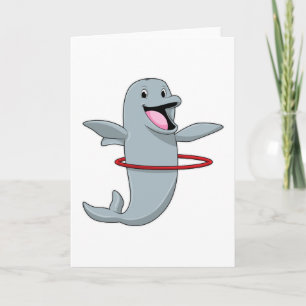 Dolphin beim Ausdauertraining mit Reifen der Fitne Karte